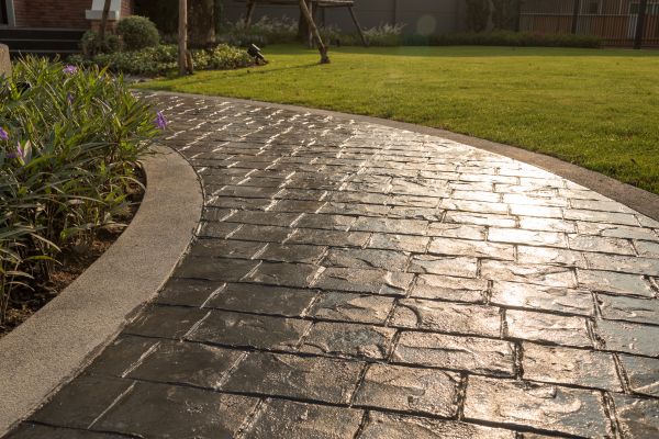 Concrete Border Installation