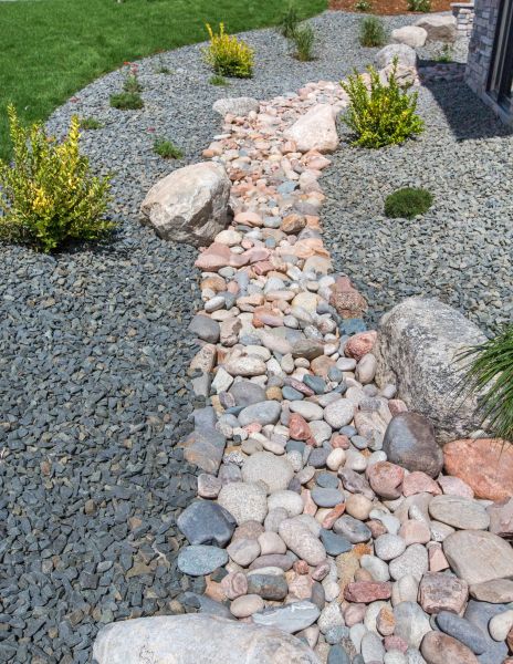 Decorative Rock Installation