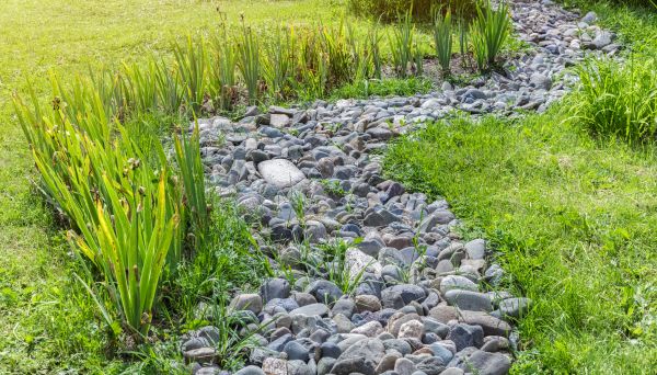 River Rock Garden Installation - River Rock Garden Installation Fort Myers Beach, Florida