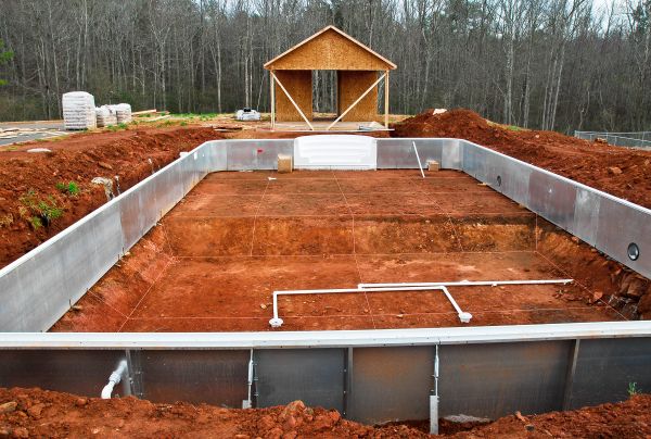 Pool Area Grading