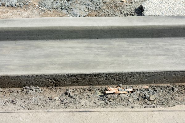Cement Curbing Construction