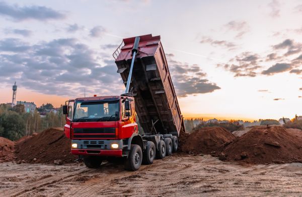 Bulldozer Land Excavation