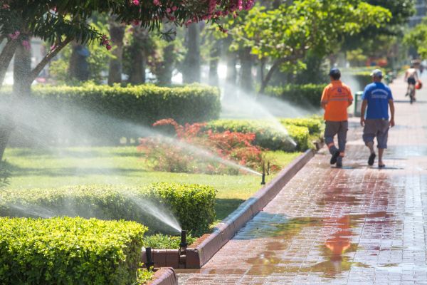 Garden Sprinkler Installation
