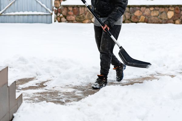 Snow Sidewalk Cleaning
