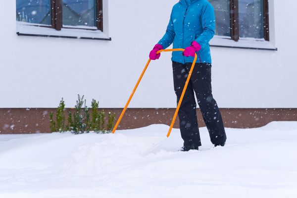 Snow Walkway Cleaning