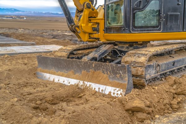 Bulldozer Land Grading