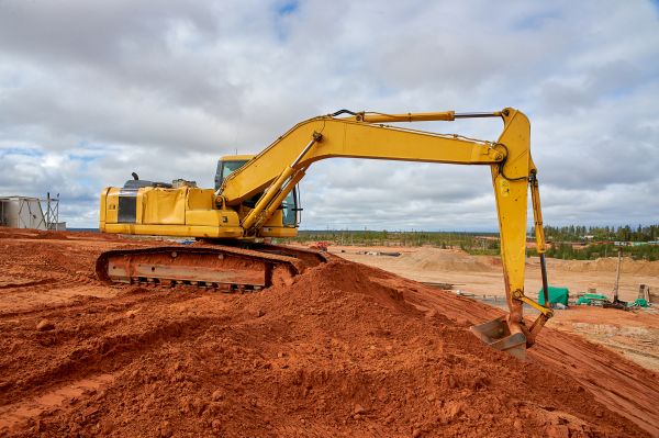 Backhoe Grading